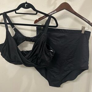 Elomi Black Swim Set
